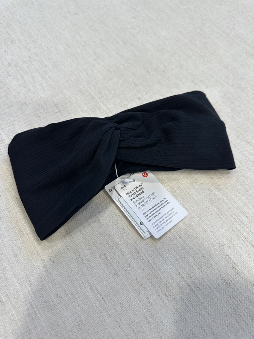 lululemon athletica Ribbed Nulu Twist-Front Headband